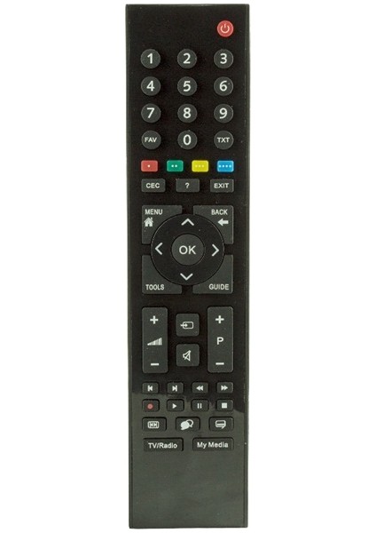 Arçelik Uyumlu Lcd Led Televizyon Kumandası Cec Tuşu Solda Model