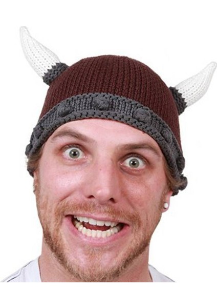 Beard Head Knit Helmet Viking Bere