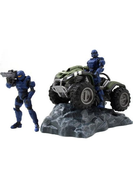 Halo 4 Mongoose Model Araç ve 2 figür