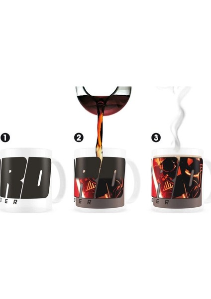 Star Wars: Darth Vader Heat Changing Mug Kupa Bardak