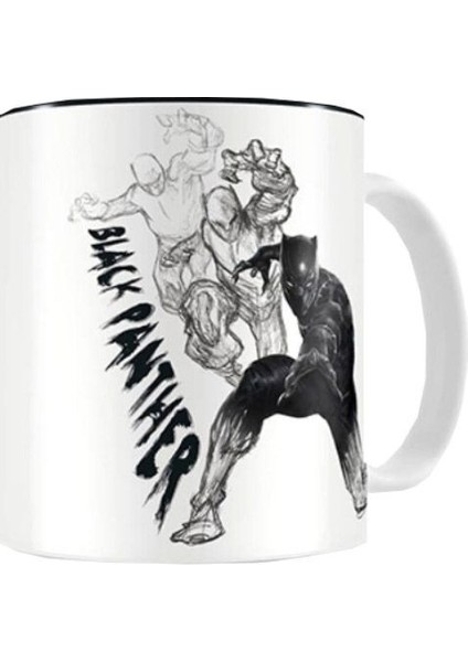 Captain America: Civil War Black Panther Mug Kupa Bardak