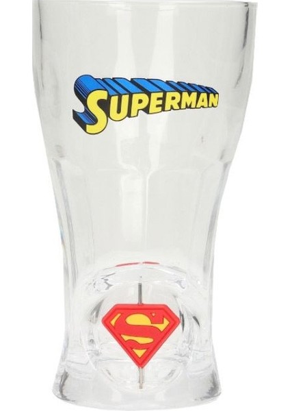 DC Comics Superman 3D Rotating Soda Glass Bardak