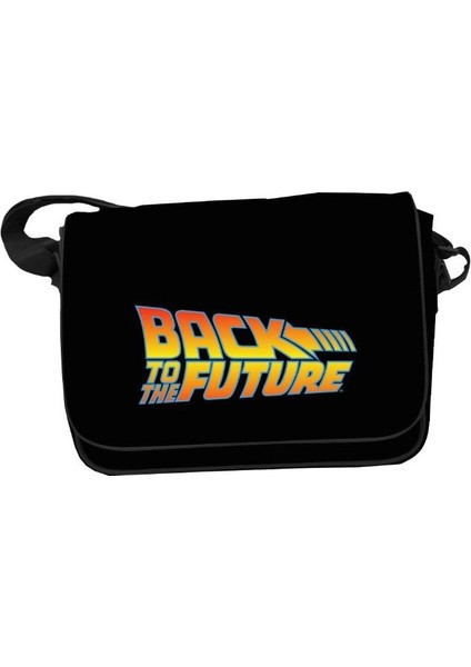 Back To The Future Logo Messenger Bag Omuz Çantası