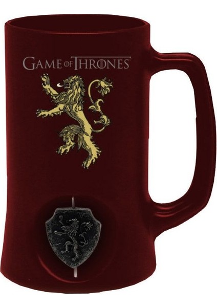 Game of Thrones 3D Rotating Lannister Red Stein Bardak