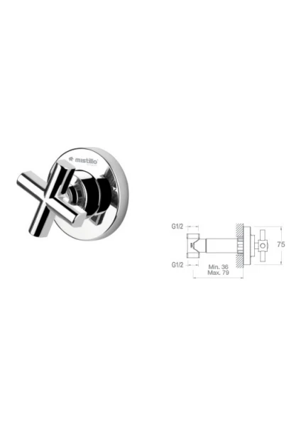 Ankastre Ara Kesme Valfi - Mav001 20Mm