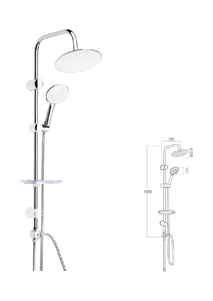 Tower Duş Sistemi - Mts44