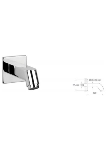 Ankastre Su Çıkış Gagası - Mg01