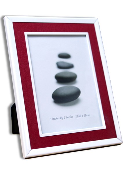 10 x 15cm Koton Desenli Metal Fotoğraf Çerçevesi "Kırmızı" fiyatları