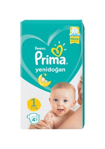 Bebek Bezi Aktif Bebek 1 Beden 45 Adet