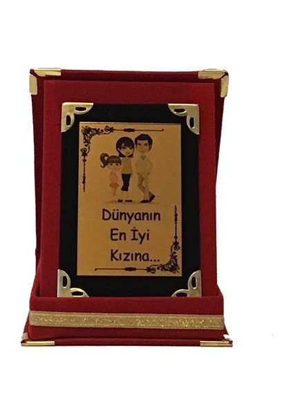 Dünyanın En İyi Kızına Plaketi