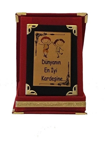 Dünyanın En İyi Kardeşine Plaketi