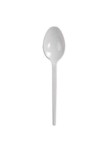 Eko Plastik Kaşık Beyaz 125mm Cutlery Serisi 100lü