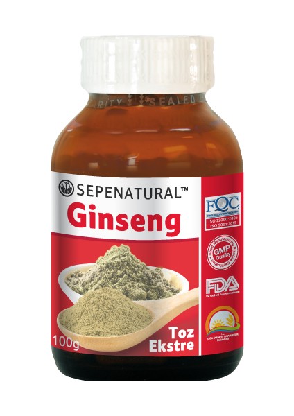 Panax Ginseng Extract Ginseng Ekstrakt Ekstresi 100 gr