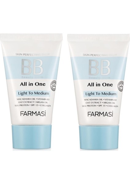 2 Adet BB Krem Açıktan Ortaya 50 ml