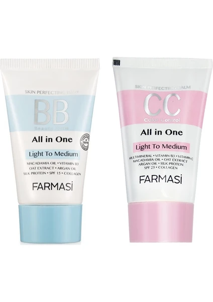 BB Krem + CC Krem Açıktan Ortaya 50 ml