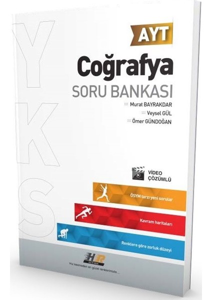 Hız ve Renk Yayınları AYT Coğrafya Soru Bankası