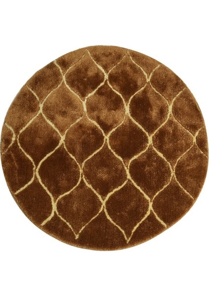 İnfinity Karamel 90X90 Cm Banyo Halısı