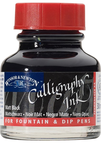 Kaligrafi Mürekkebi 30ml Black 030