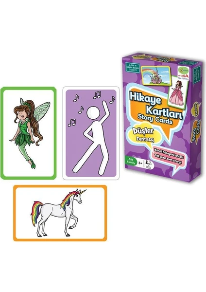 Green Board Games Hikaye Kartları Düşler (Story Cards Fantasy) - TÜRKÇE