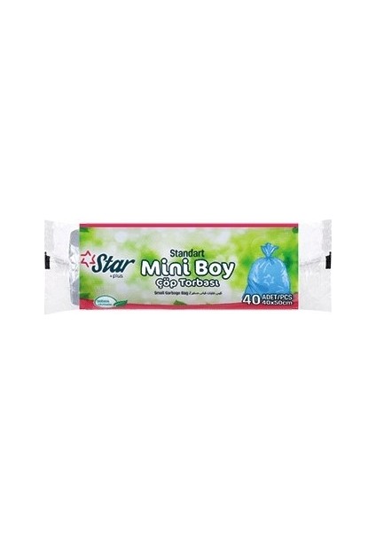 Çöp Poşeti Mini Boy 40X50 Seffaf 1 Rulo 40' Lı - 50 Rulo