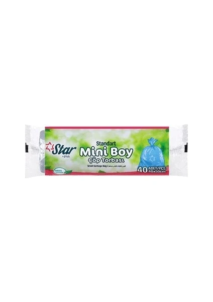 Çöp Poşeti Mini Boy 40X50 Seffaf 1 Rulo 40' Lı - 50 Rulo