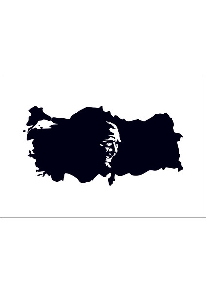 Türkiye Ve Atatürk Araba Arma Sticker