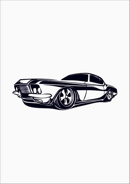 Model Araba 5 Araba Arma Sticker