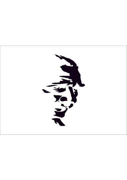 Mustafa Kemal Atatürk Araba Arma Sticker