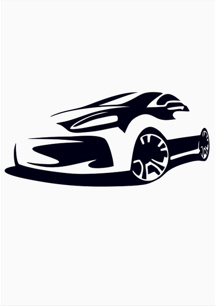 Spor Araba Araba Arma Sticker