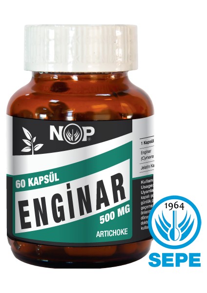 Enginar Kapsül 60 x 500 mg Artichoke 60 Kapsül