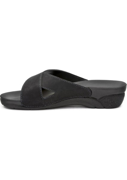 9Y Venedik 9 Siyah Terlik Sandalet modelleri