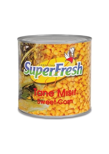 Süperfresh Mısır Konserve 3kg (Süzme: 1575gr)