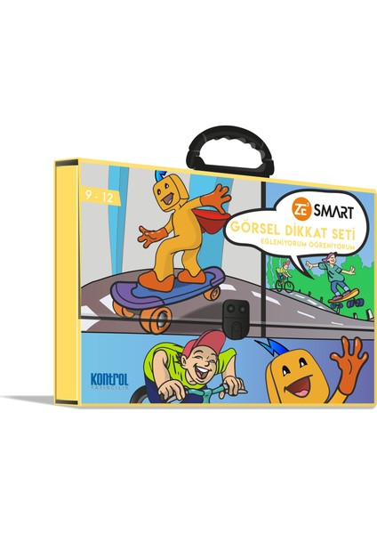 9-12 Yaş Zekare Smart Görsel Dikkat Seti (10 Kitap + 1 Kontrol Paneli)