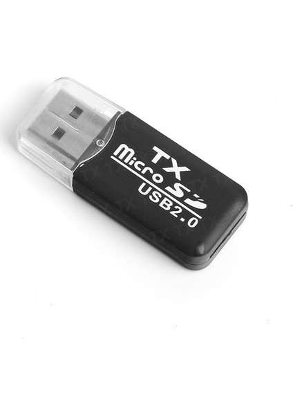 TX USB2.0 microSD Harici Kart Okuyucu - Siyah (TXACUCR204)