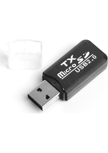 TX USB2.0 microSD Harici Kart Okuyucu - Siyah (TXACUCR204)