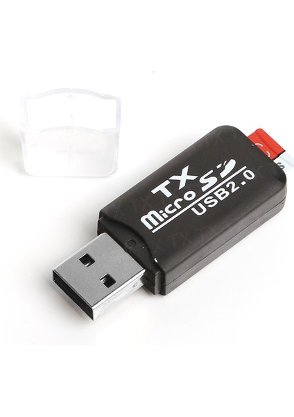 TX USB2.0 microSD Harici Kart Okuyucu - Siyah (TXACUCR204)