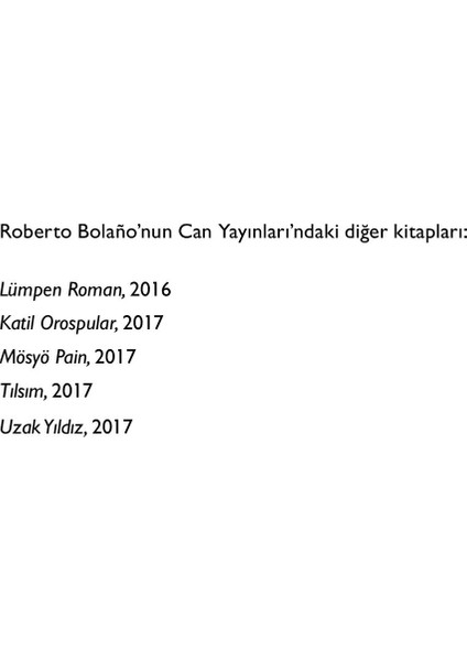 Vahşi Hafiyeler - Roberto Bolano