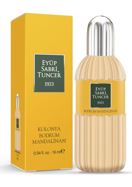 Bodrum Mandalinası Kolonyası 16 Ml Silindir Cam Şişe