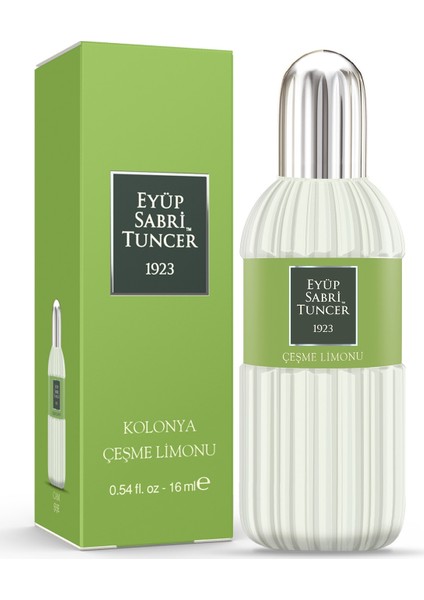 Çeşme Limonu Kolonyası 16 Ml Silindir Cam Şişe