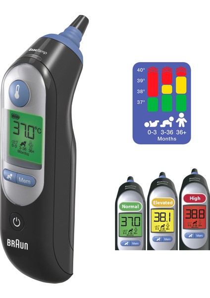 ThermoScan IRT 6520 Ateş Ölçer - Siyah modelleri