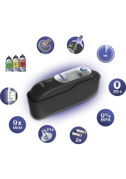ThermoScan IRT 6520 Ateş Ölçer - Siyah indirimleri