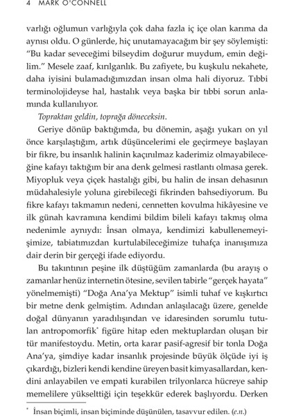 Makine Olmak - Mark o’Connell