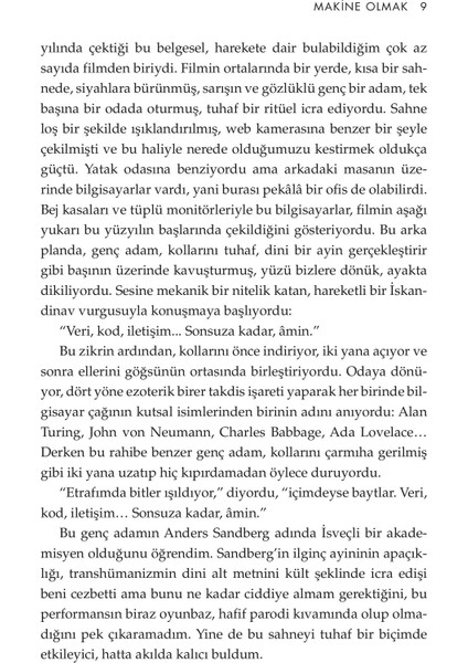 Makine Olmak - Mark o’Connell