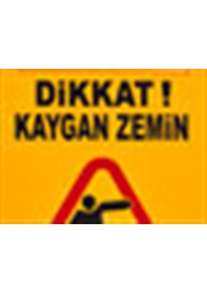 Kaygan Zemin Levhası 24,5 X 62 Cm