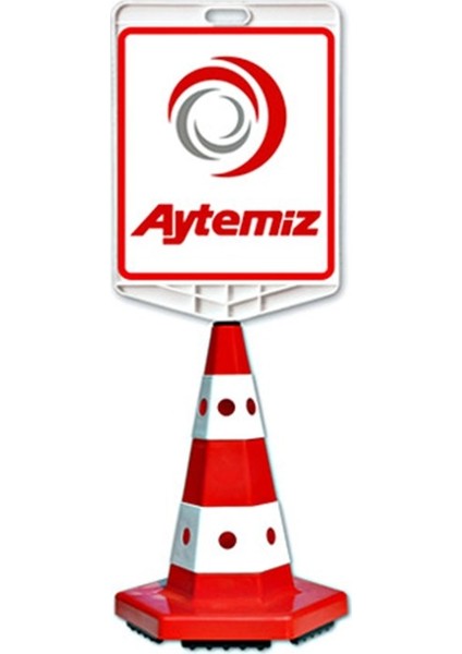 Aytemiz Logo Çift Taraf Baskı Trafik Koni Seti