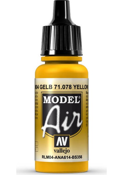 71078 Model Air Yellow Maket Boyası