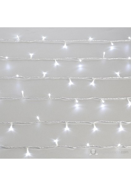 10Mt Led Eklenmeli Yılbaşı Süsü Beyaz