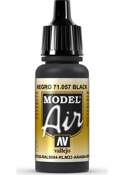 71057 Model Air Black Maket Boyası
