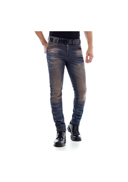 Cipo&Baxx CD492 Eskimiş Slim Fit Dar Kahverengi Erkek Pantolon fiyatları