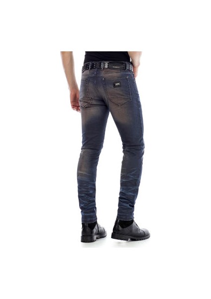 Cipo&Baxx CD492 Eskimiş Slim Fit Dar Kahverengi Erkek Pantolon indirimleri